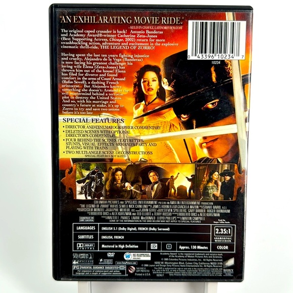 The Legend of Zorro. Antonio Banderas. Catherine Zeta-Jones. - Picture 3 of 4